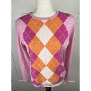 Vtg Valerie Stevens Women's Size L 2-ply Cashmere Cardigan Sweater Quiet Luxury